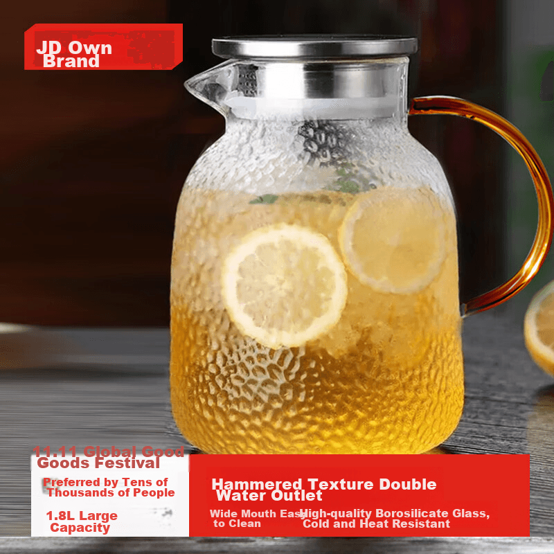 JD Original stakleni bokal sa filterom 1,8 l