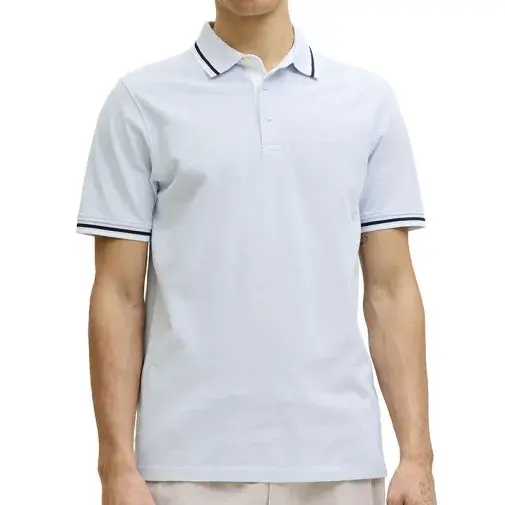 Jack & Jones Muška majica Jjepaulos Polo Ss Noos, Bela