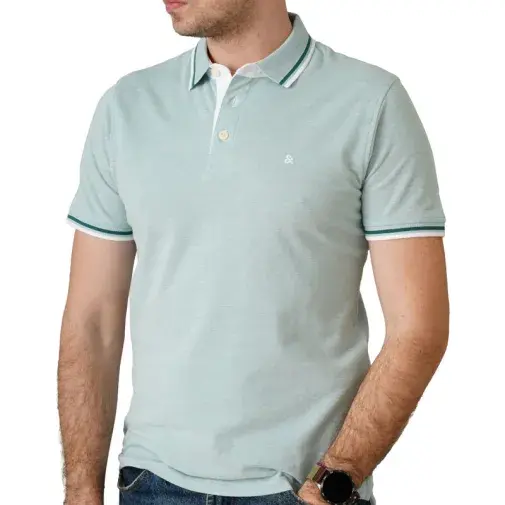 Jack & Jones Muška majica Jjepaulos Polo Ss Noos, Plava