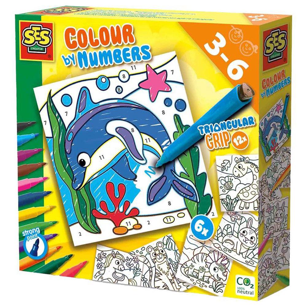 SES Creative Kreativni set Bojenje po brojevima