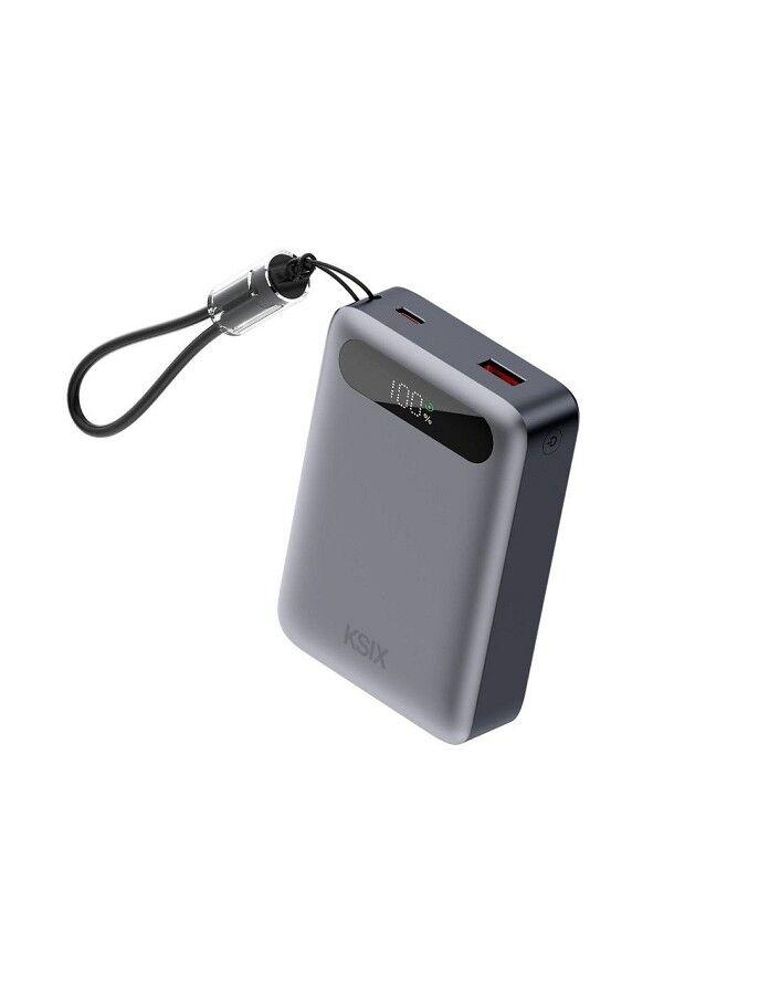 KSix Power bank Bpb20Pd22G, 20000mAh, 22.5 W, Crni