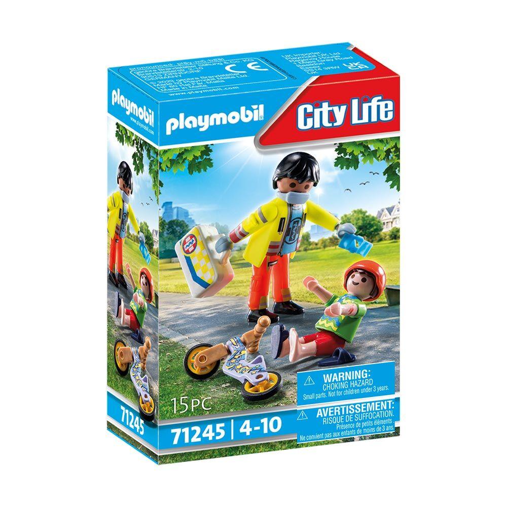 Playmobil City Life Lekar i dete, 15 delova
