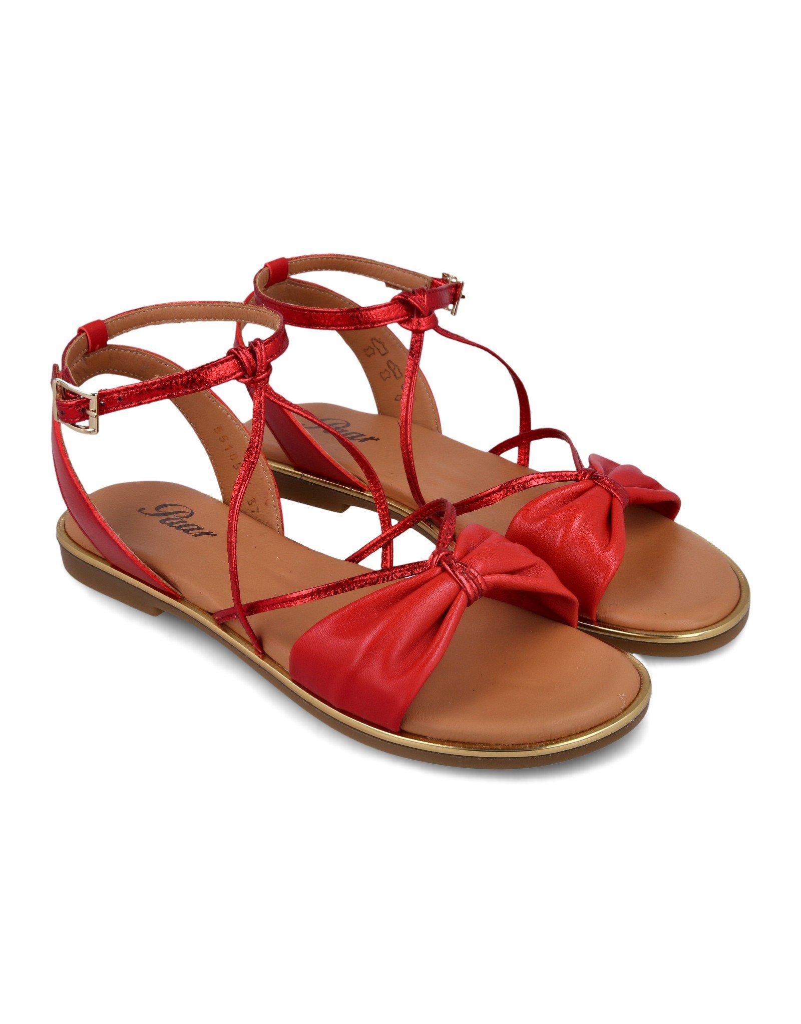 Paar Ženske sandale 55105-6, Crvene