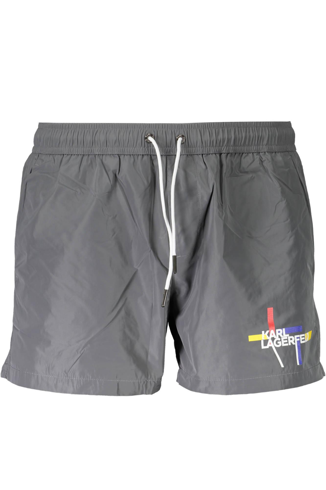 Karl Lagerfeld Muški kupaći KL20MBS01_5446600_GRIGIOGREY, Sivi