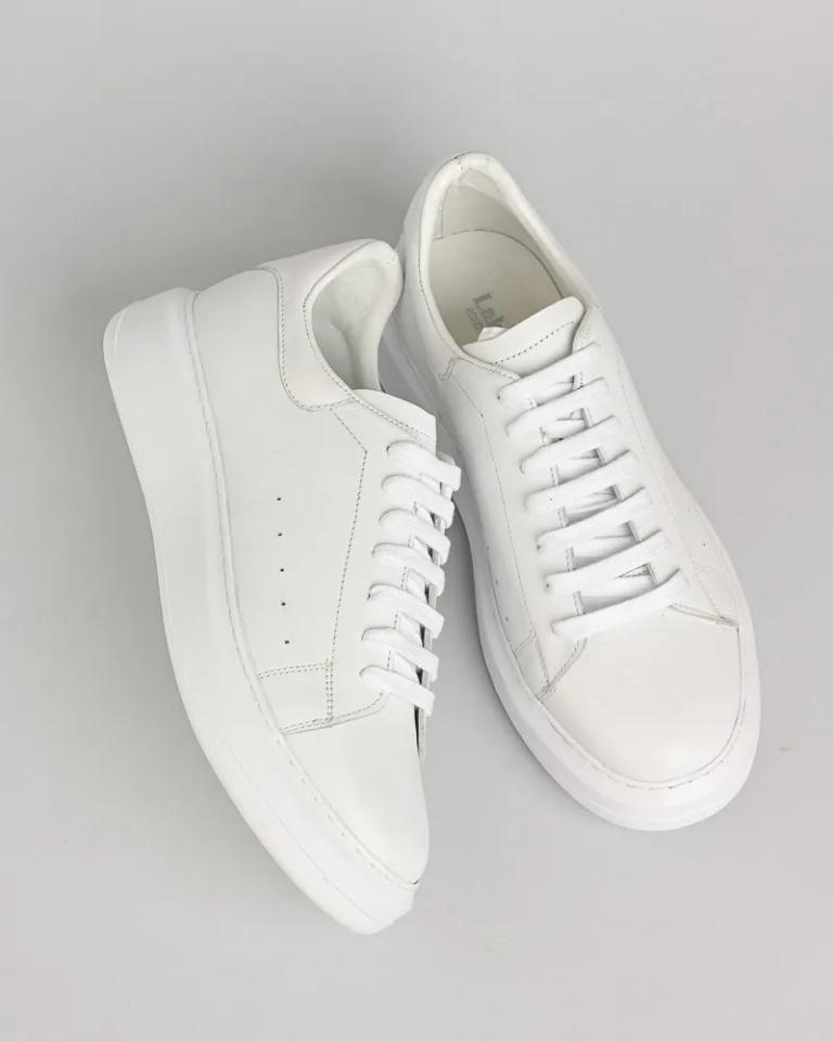 Muške  kožne patike 0-35 Bele