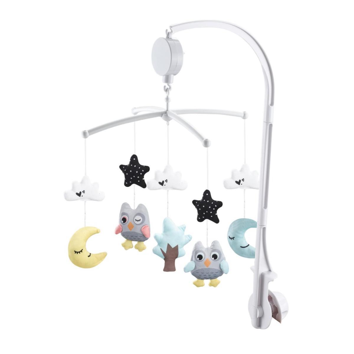 Chipolina Muzička vrteška za krevetac Owls, Šarena