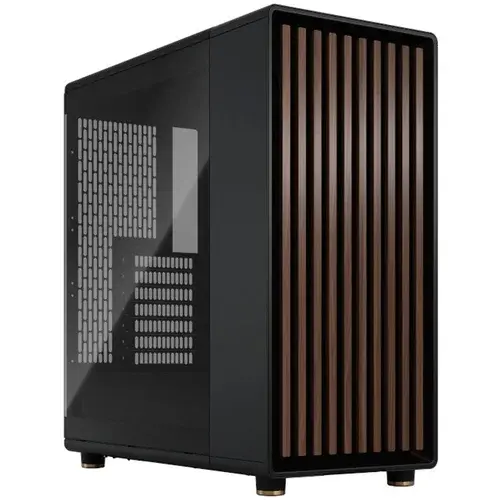 Fractal Design Kućište North Charcoal Black TG Dark, FD-C-NOR1C-02, Crno