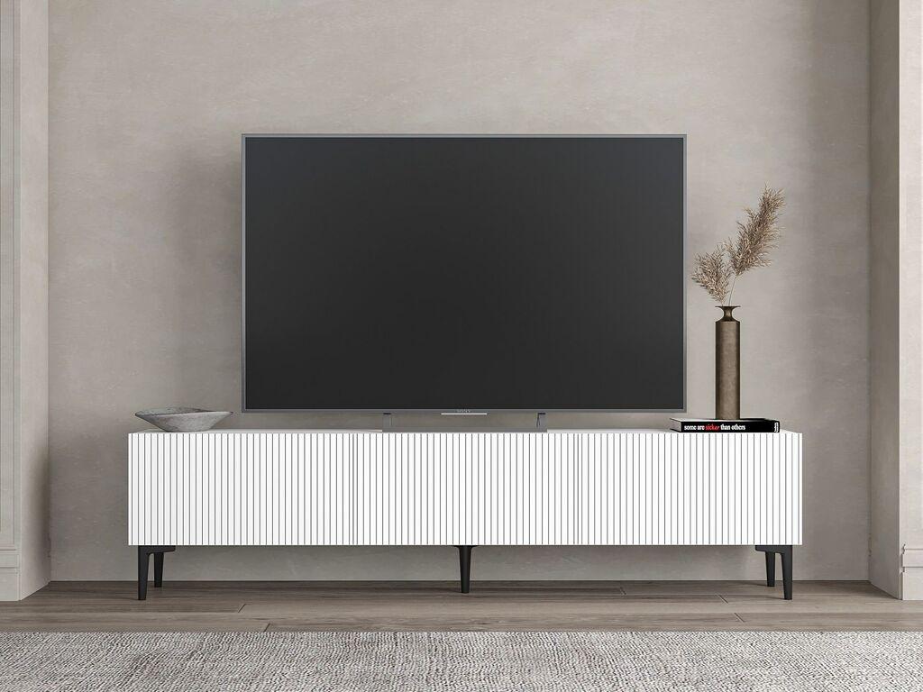 Hanah Home TV Komoda Oscar, 180x45x31,4 cm, Bela