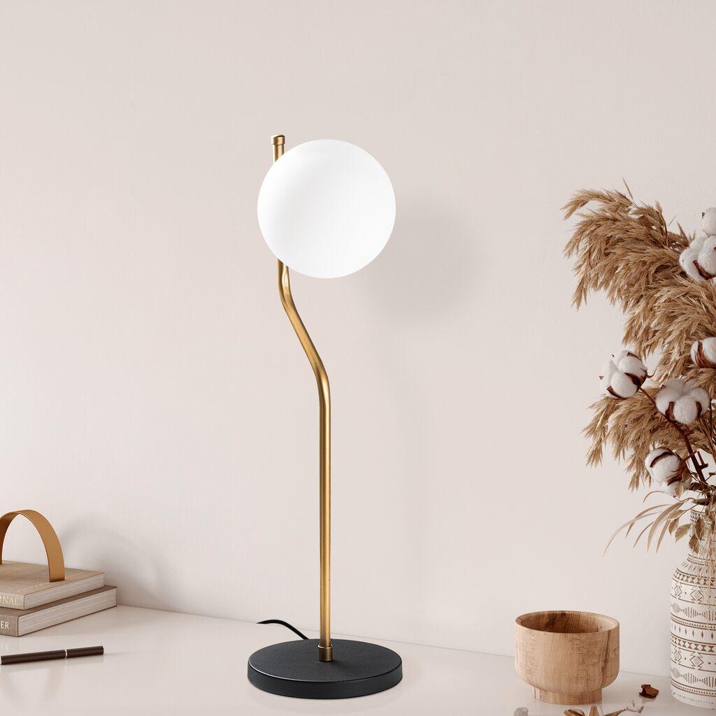 Opviq Stona lampa, Crna