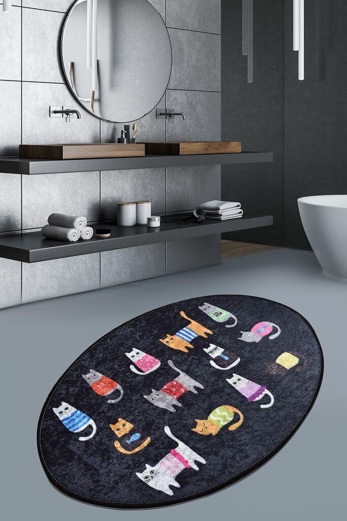 Conceptum Hypnose Tepih Black Cats, 60x90cm, Šareni