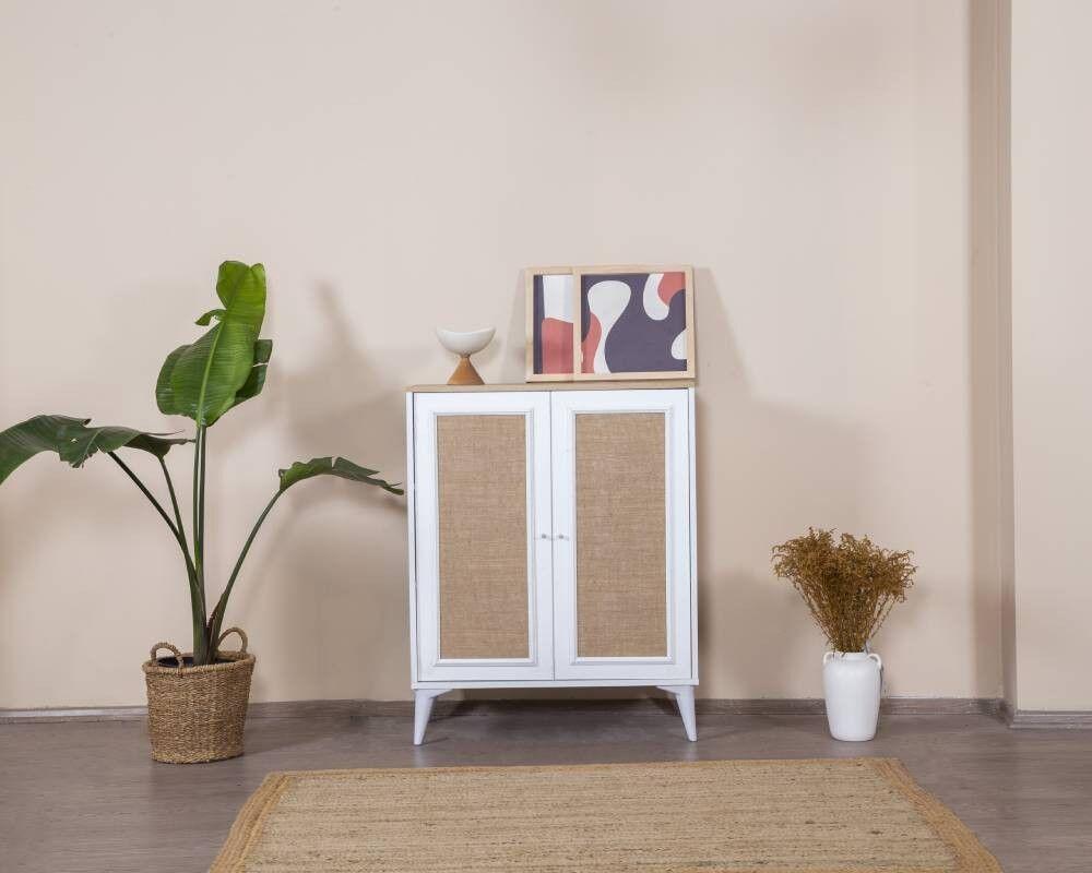 Hanah Home Komoda Mount , 90x105x41 cm, Bela