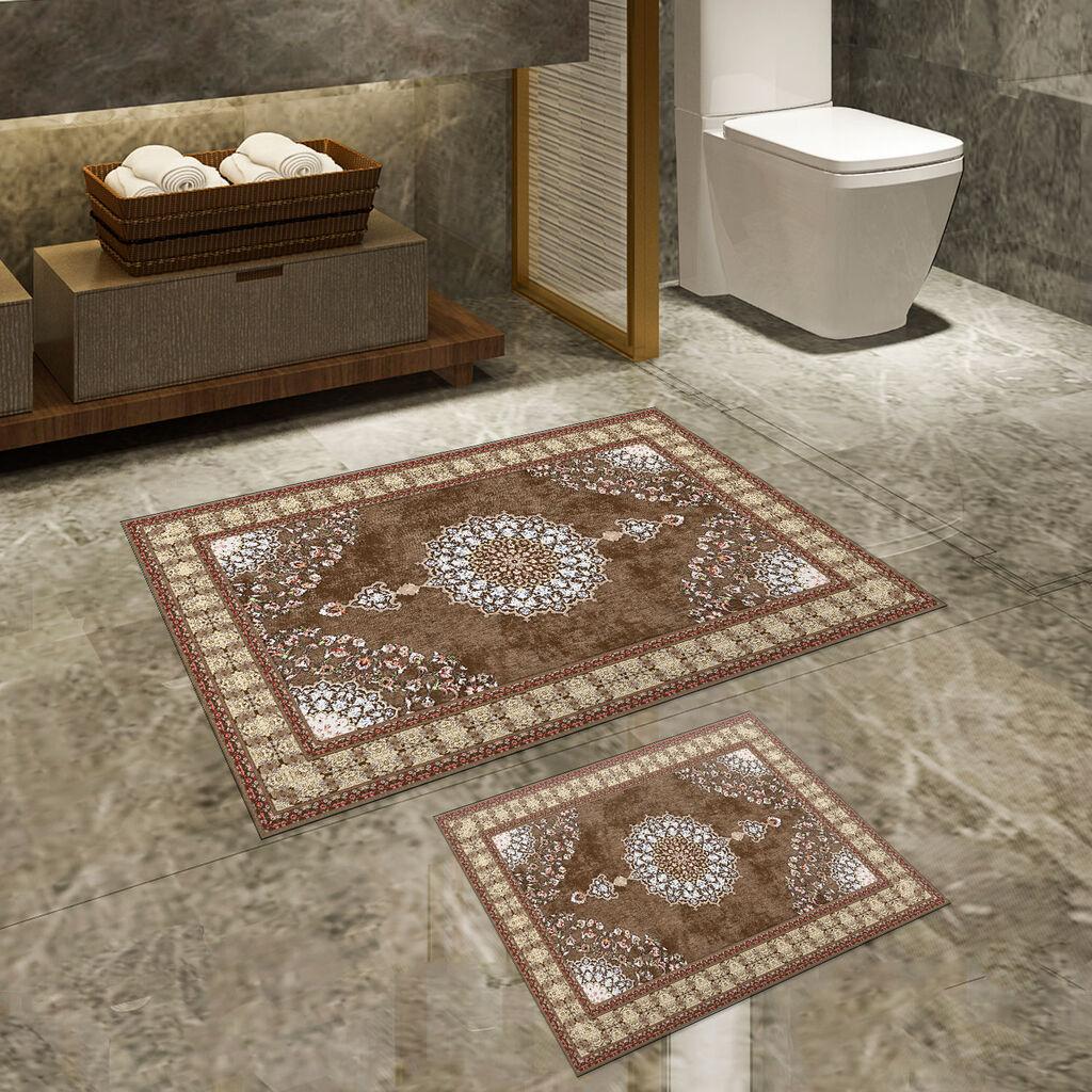 L'essentiel Maison Set 2 prostirke za kupatilo Šareni