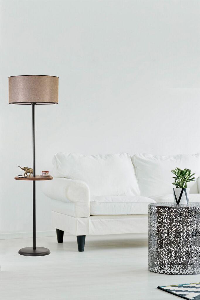 Opviq Podna lampa Mercan, 160 cm, E27, Crna