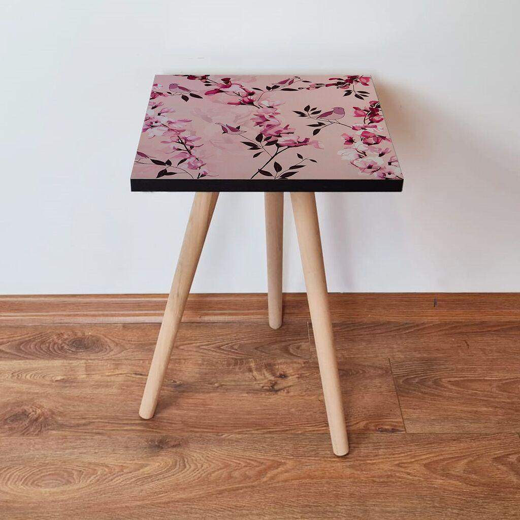 Hanah Home Klub sto Shp61, 35x42x35 cm, Roze