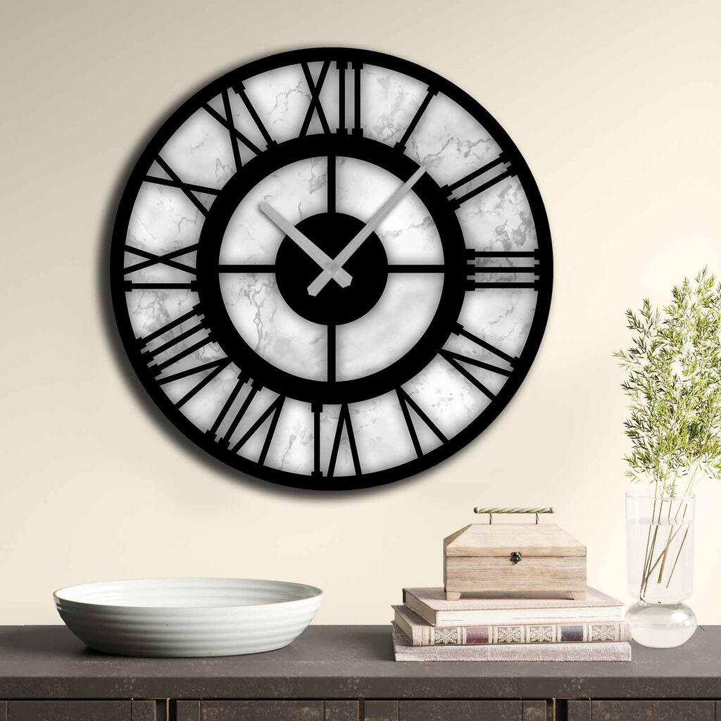Wallity Zidni sat 5050MS 014, Crno-beli