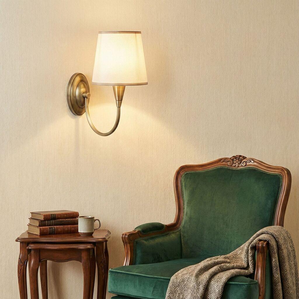 Opviq Pardo 3031 Zidna lampa, Belo-Zlatna