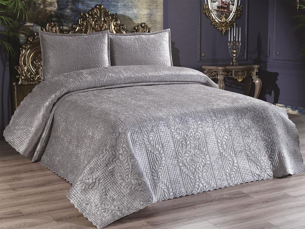 L'essentiel Maison Komplet posteljina za francuski ležaj Siva