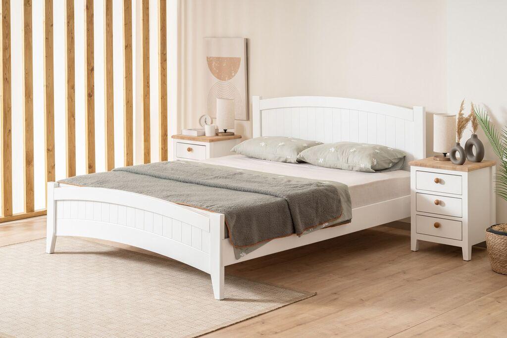 Hanah Home Ram za krevet Karya, 90x190 cm, Beli