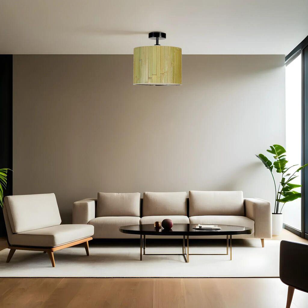 Opviq Luster Bambu 03, 30 cm, 40W, IP20, Zeleni