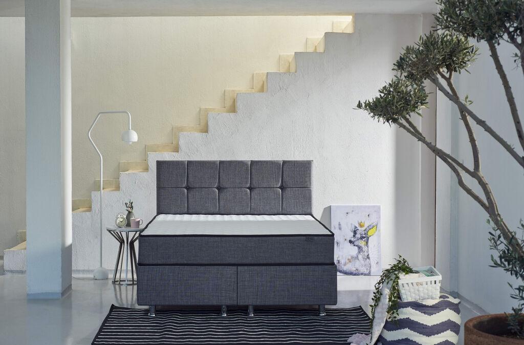 Hanah Home Dušek Diamond, 90x200 cm, Beli