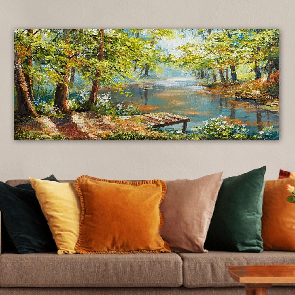 Wallity Slika na platnu 50x120cm