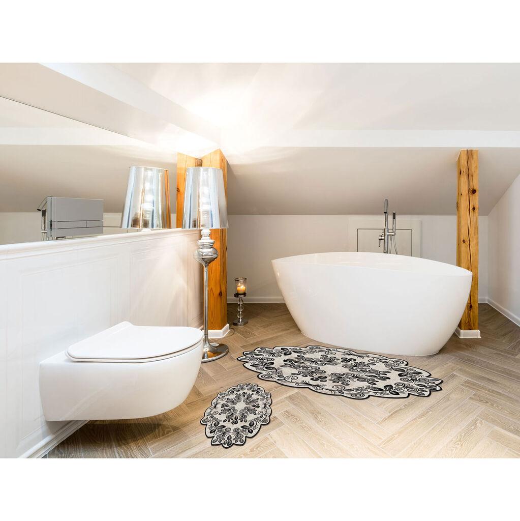 L'essentiel Maison Set 2 prostirke za kupatilo Krem