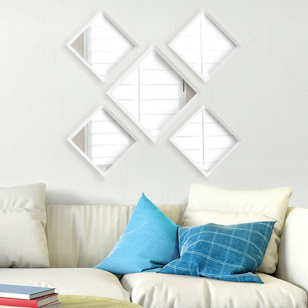 Wallity Set ogledala SETAYNA_054, Beli