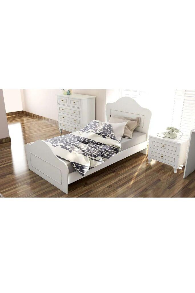 Hanah Home Ram za krevet Rb-088, 90x120x190 cm, Beli