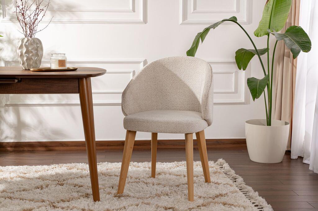Hanah Home Set trpezarijskih stolica Bentley , 2 komada,  Prljavo Beli