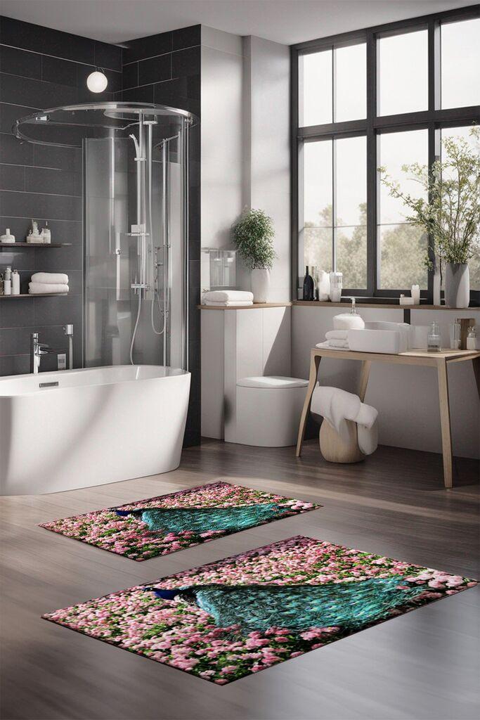 L'essentiel Maison Set prostirki za kupatilo CT-5115, 2 Komada, Šarena
