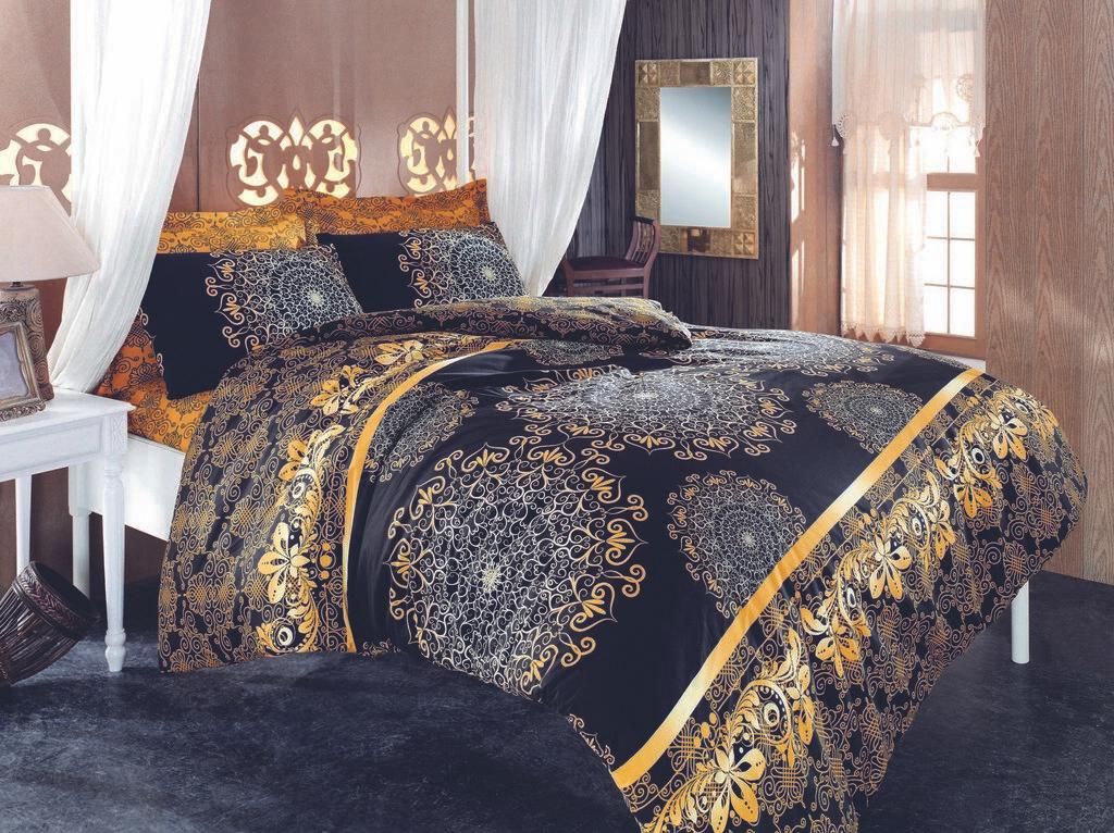 L'essentiel Maison Set posteljina Osmanli, 160x240 cm, Zlatni