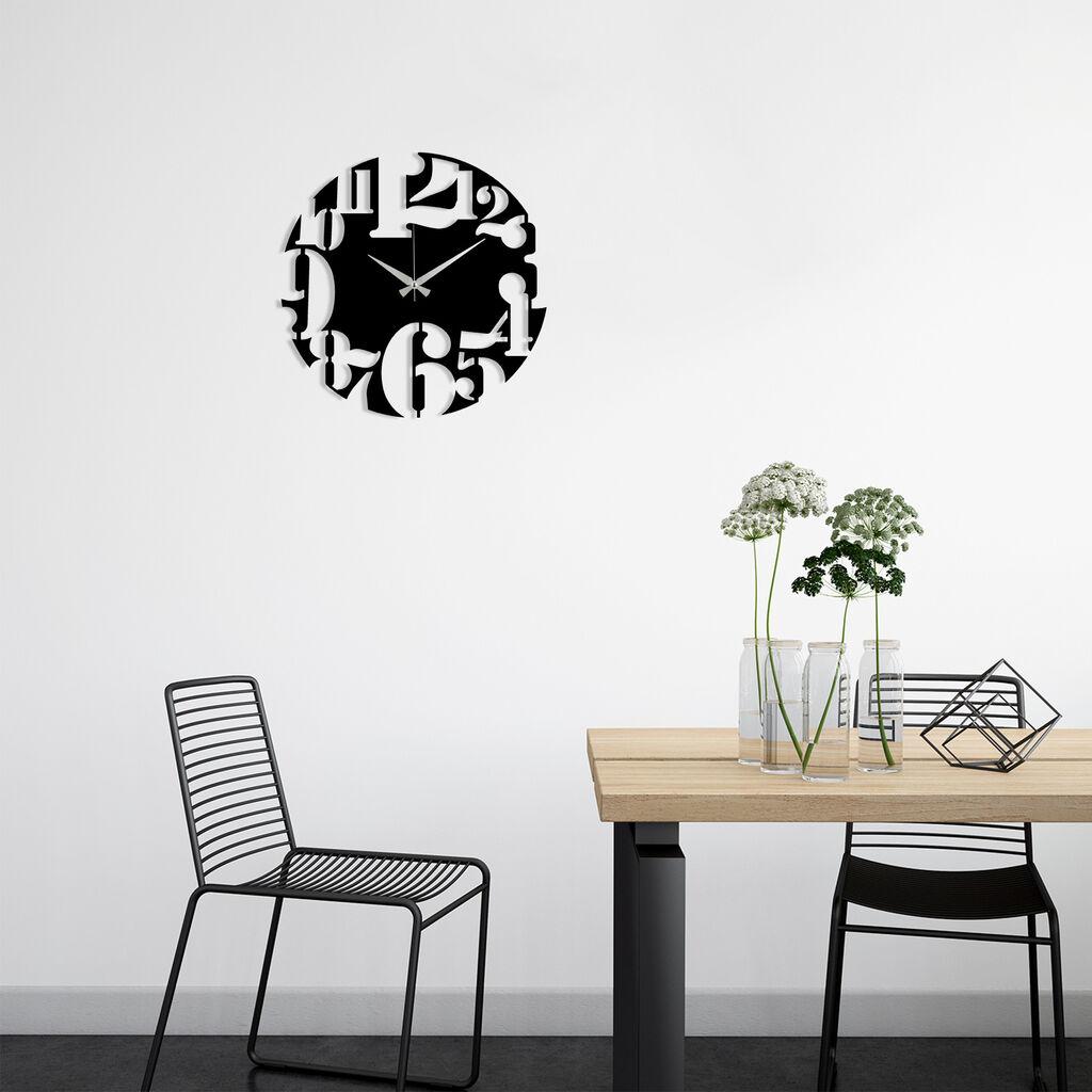 Wallity Zidni sat 48x48cm Crni