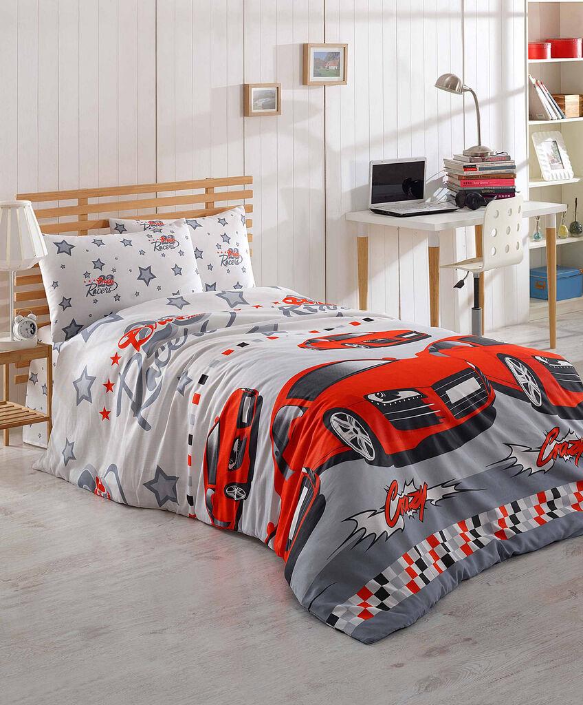 L'essentiel Maison Komplet posteljina Crazy red, 160x220cm, Single, Crvena
