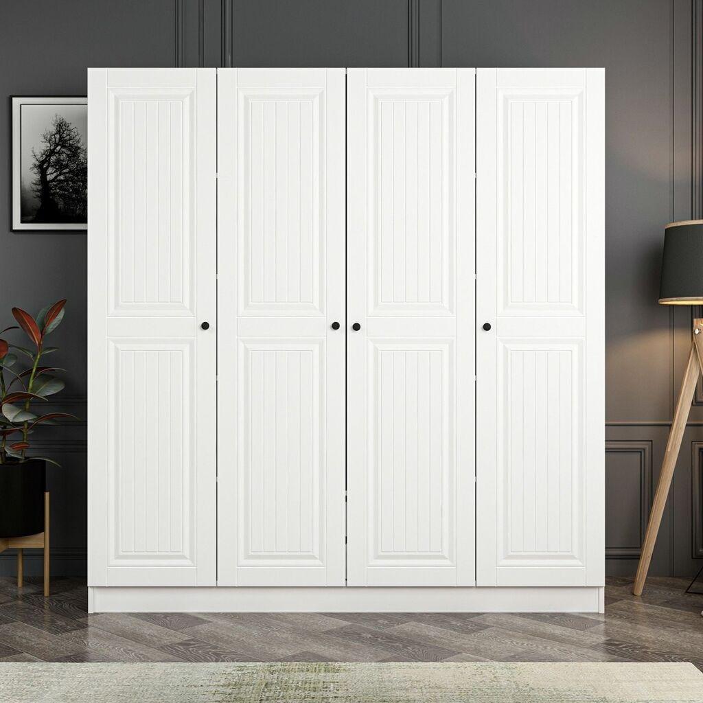 Hanah Home Kale Mebran 4008 Garderober, 180x190x52cm, Beli