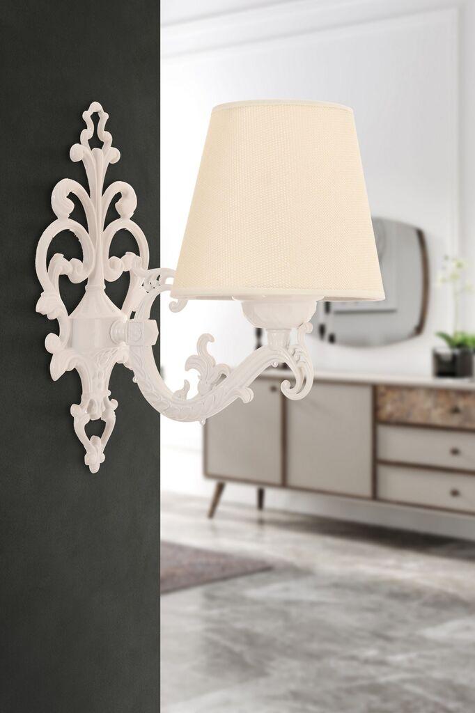 Opviq Zidna lampa Claire, 15x10x13cm, IP20, Krem-bela