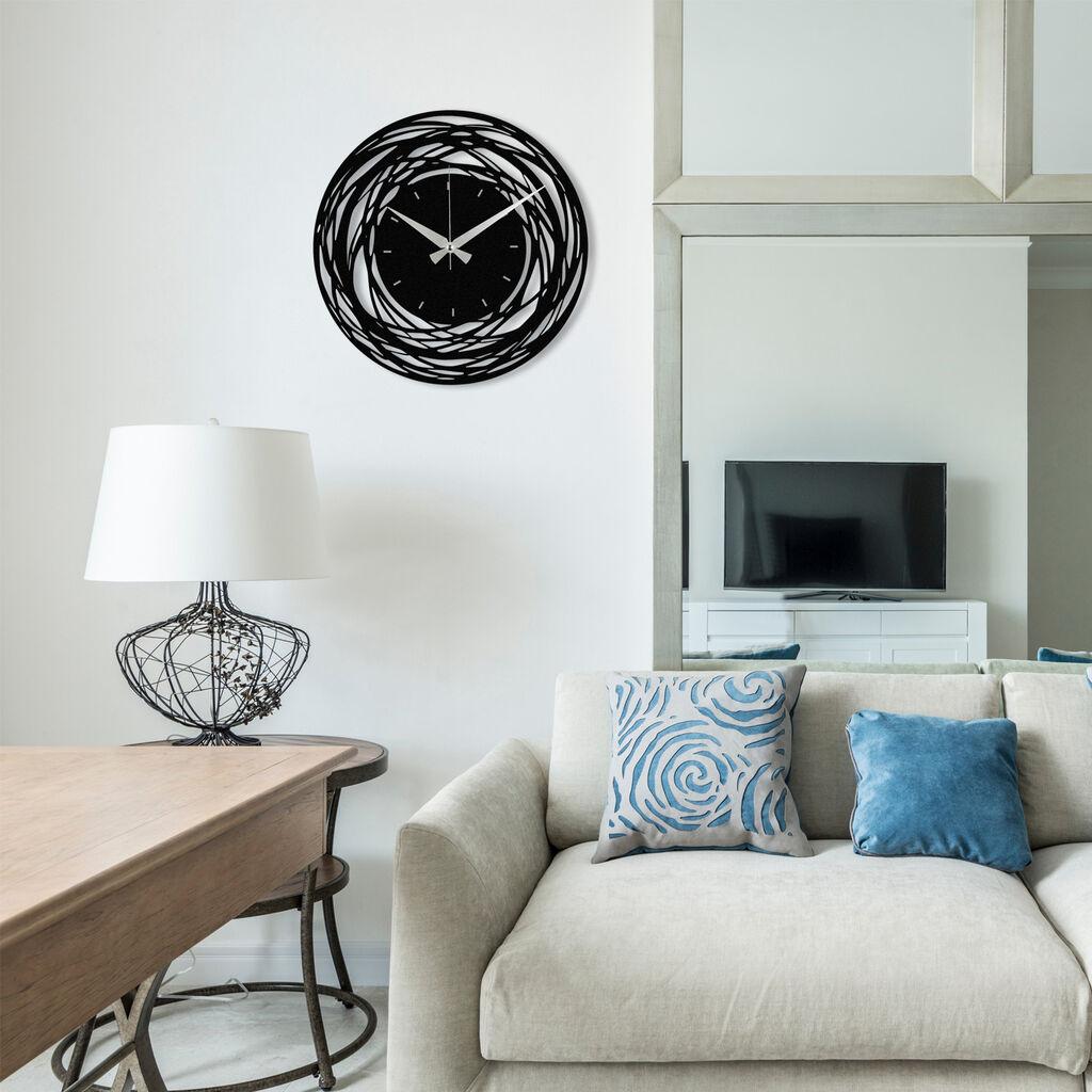 Wallity Zidni sat 48x48cm Crni