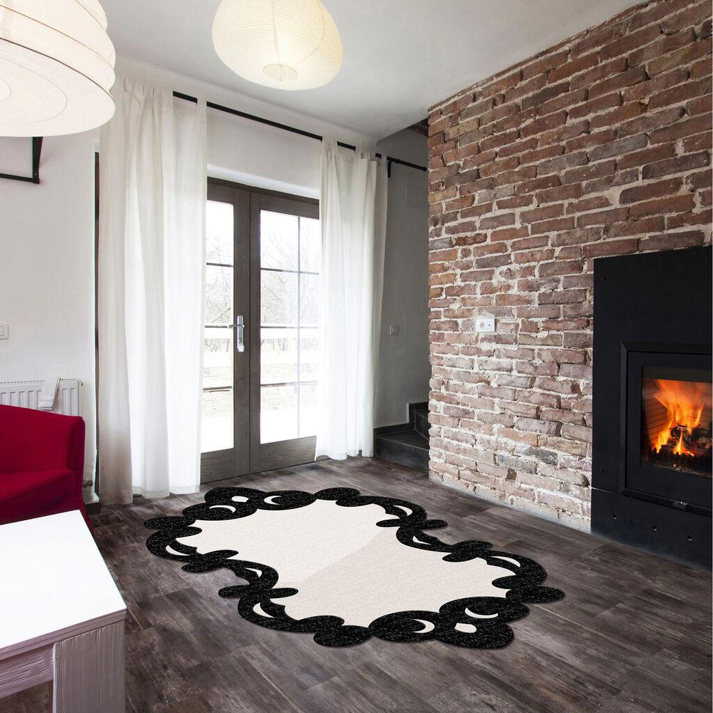 Conceptum Hypnose Tepih 80x150cm Crno-Beli