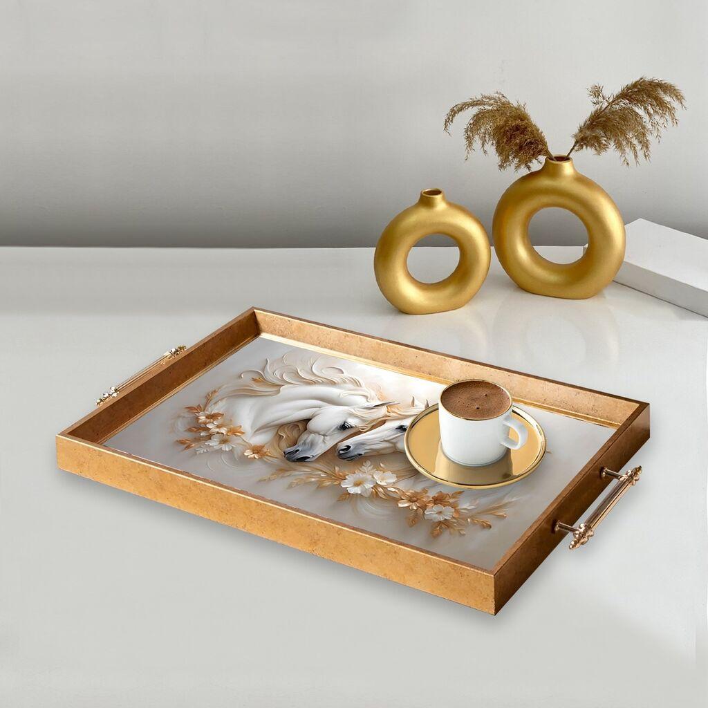 Aberto Design Poslužavnik TPEA9804 50 x 29 x 3.5 cm, Šareni