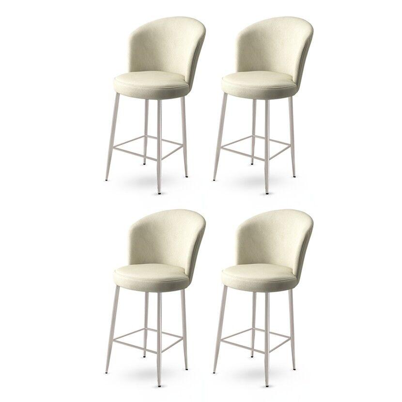 Hanah Home Set barskih stolica Alte, 4 komada, Krem