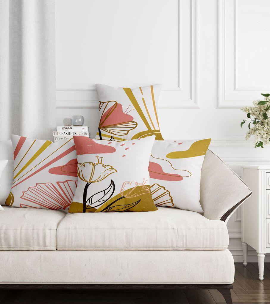 Aberto Design Set dekorativnih jastučnica ASR-plw4-8, 43 x 43 cm, 4 komada, Višebojne