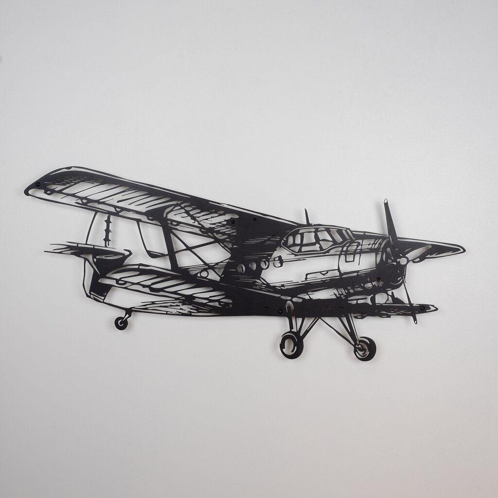 Wallity APT322LS Zidna dekoracija Airplane, 100x53cm