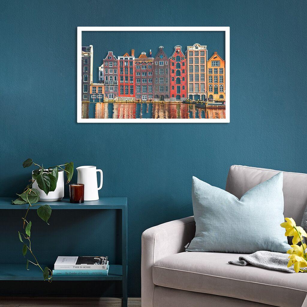 Wallity APT329MCA Zidna dekoracija Amsterdam Houses, 45x70cm