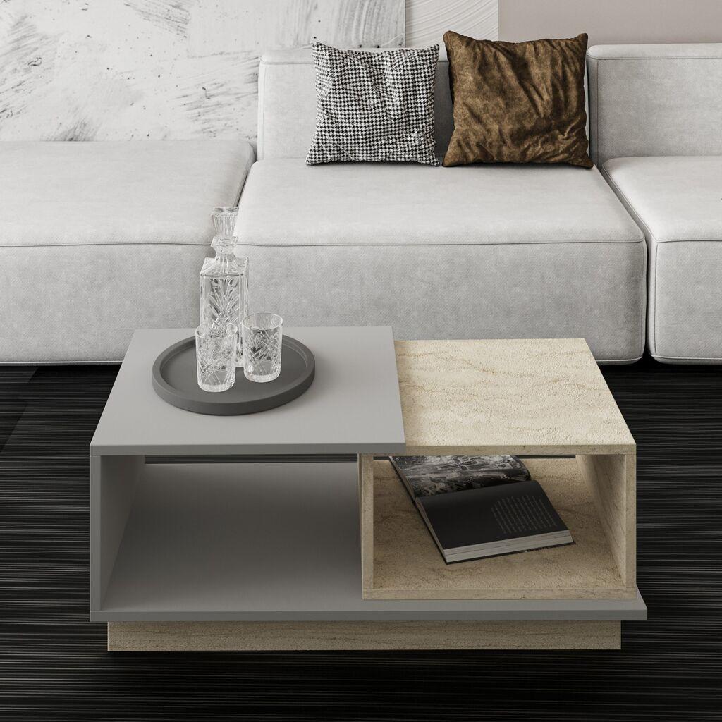 Hanah Home Klub sto Consept, 90x36x45 cm, Bež-sivi