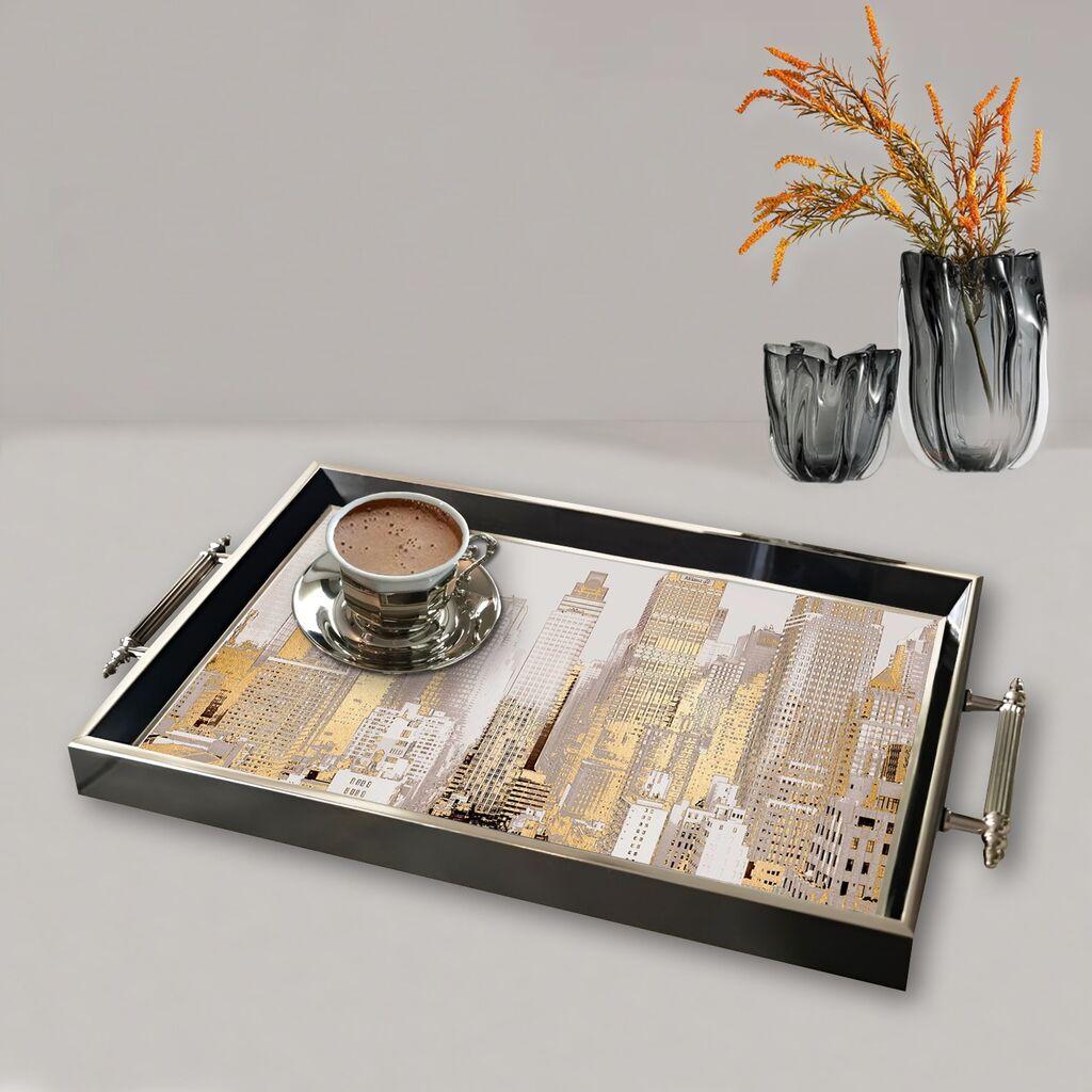 Aberto Design Poslužavnik TPG9905 50 x 29 x 3.5 cm, Šareni