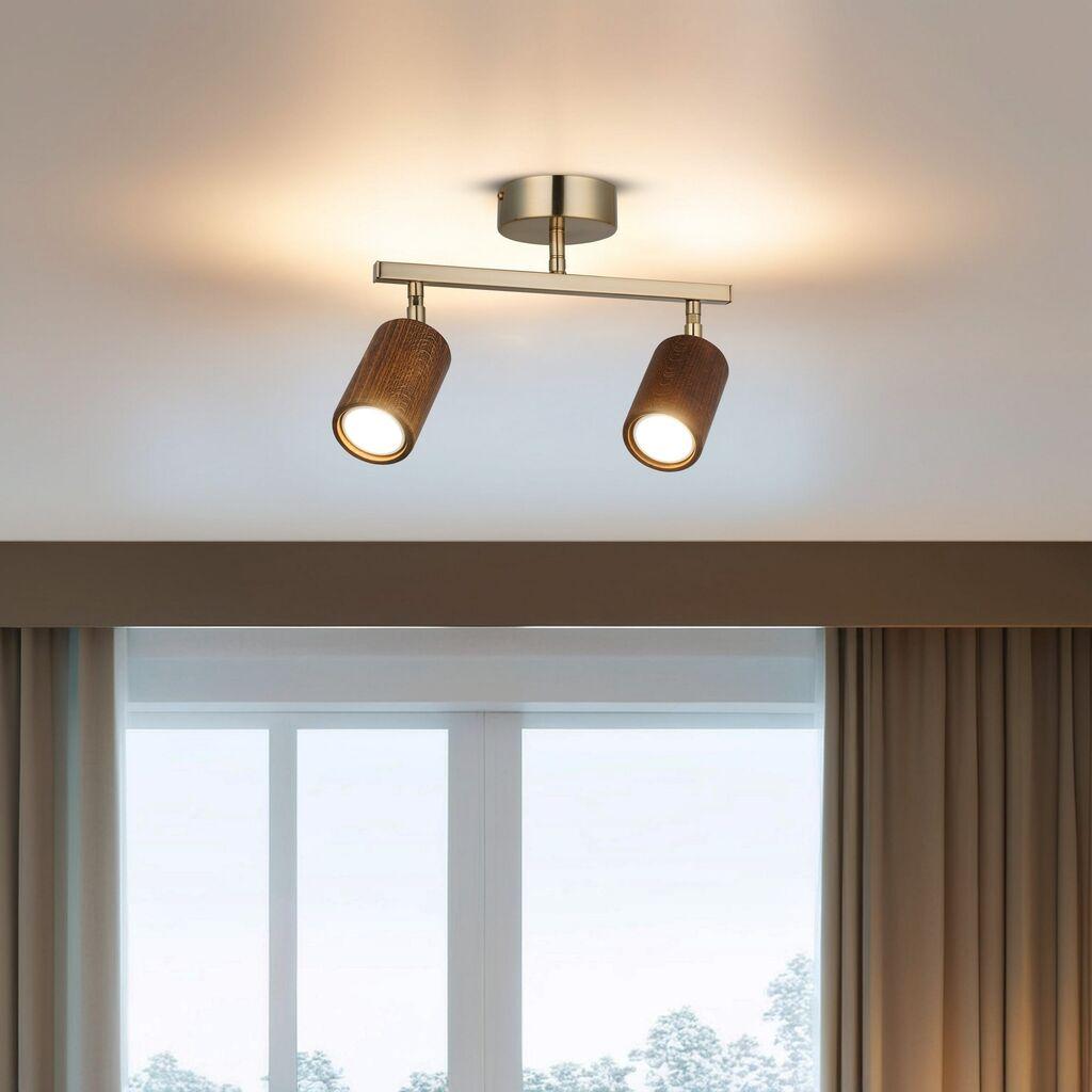 Opviq Luster Legno-52-12, O6,5, 10cm, IP20 Zlatno-smeđe boje