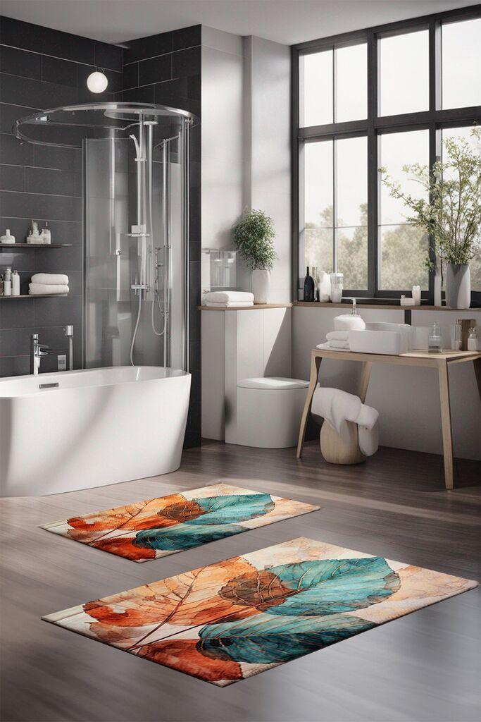 L'essentiel Maison Set prostirki za kupatilo CT-5407, 2 Komada, Šarena