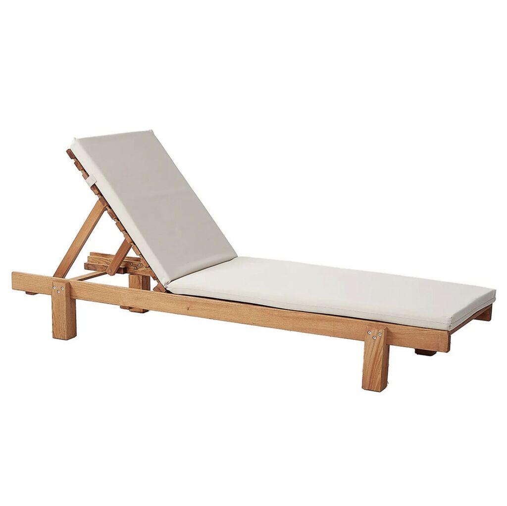 Hanah Home Baštenska stolica MYA01, 59x25x180 cm, Prljavo bela
