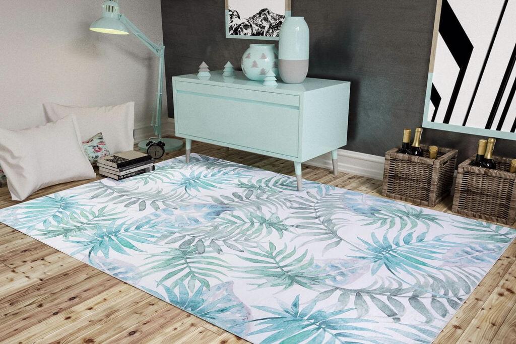 Conceptum Hypnose Tepih Funk -AL 149, 150x230 cm, Tirkizno-beli