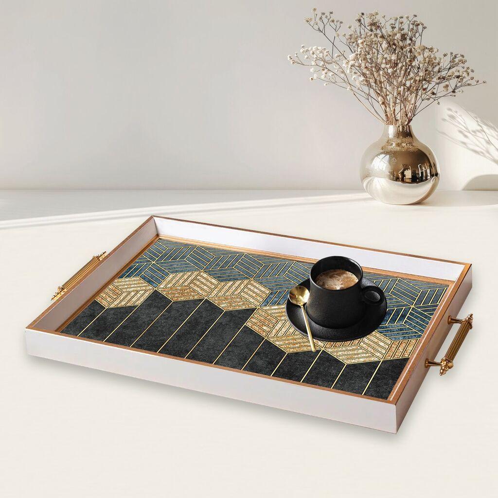 Aberto Design Poslužavnik TPB9845 50 x 29 x 3.5 cm, Šareni