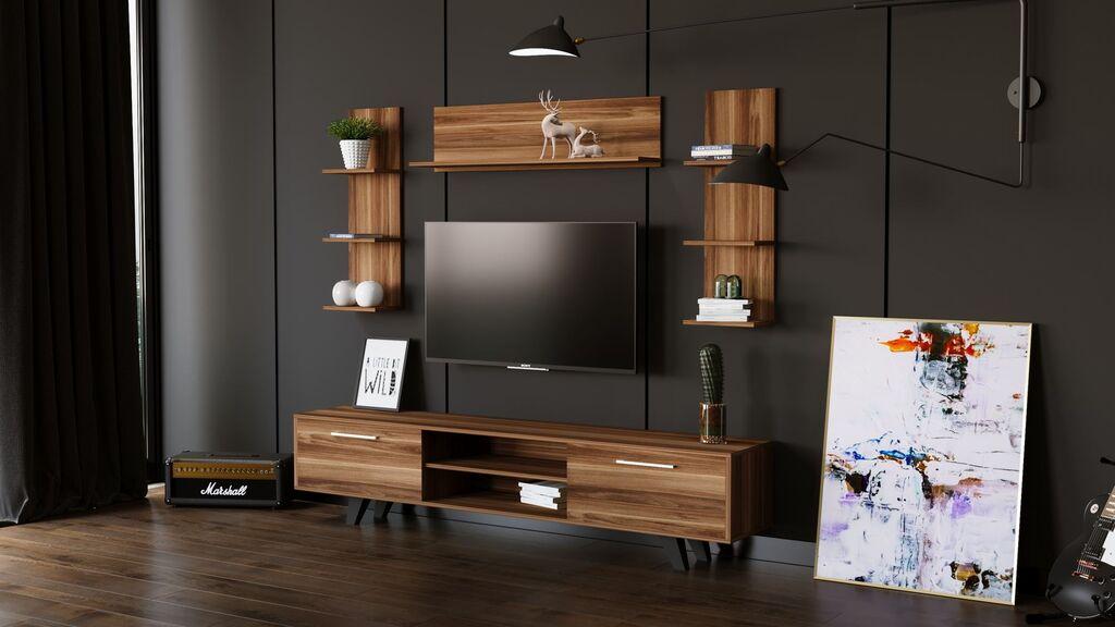 Hanah Home TV Komoda Rb-165, 180x45x40 cm, Orah